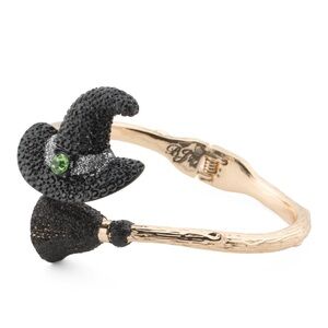 Betsey Johnson Black and Gold Witch Hat Bracelet
